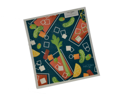 Bloody Mary Cocktail Swedish Dishcloth