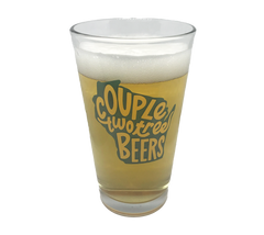 Couple Two Tree Beers Pint Glass