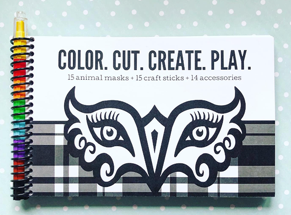 Kid's Mask Coloring Book