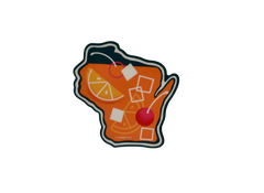 Old Fashioned Wisconsin Sticker