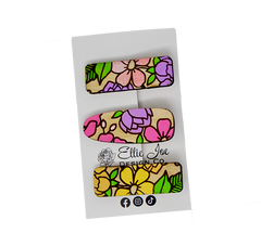 Wood Hair Clips
