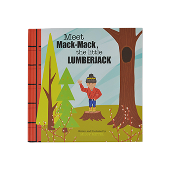 Meet Mack-Mack, the Little Lumberjack Book  - WiscoBoxes 