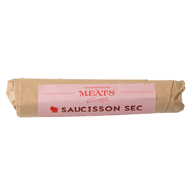 Saucisson sec sausage (2 oz)  - WiscoBoxes 